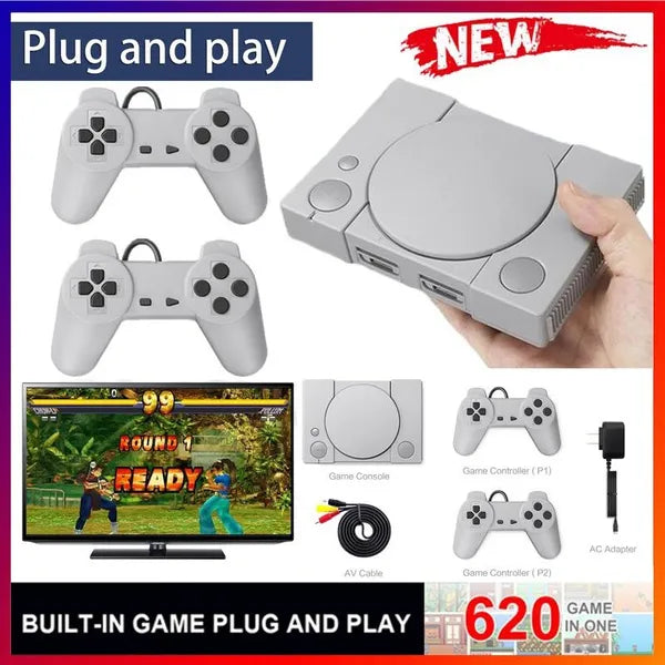 620 Games In One Classic Game Console 8-Bit Mini Home Action Game Enthusiast Entertainment System