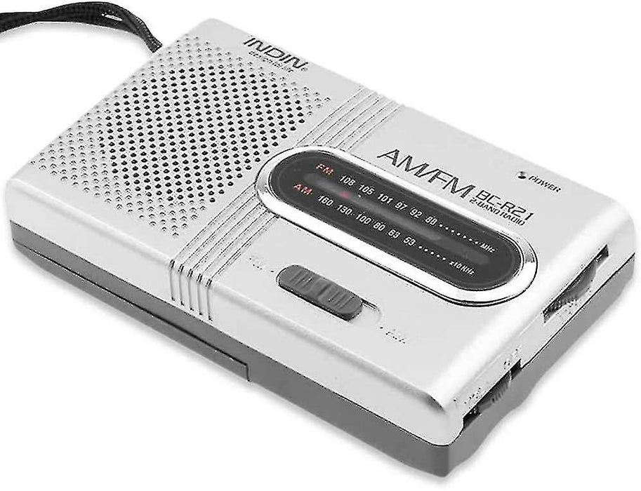 Portable Radio AM FM, Transistor Radio With Loud Speaker, Headphone Jack, 2AA Battery