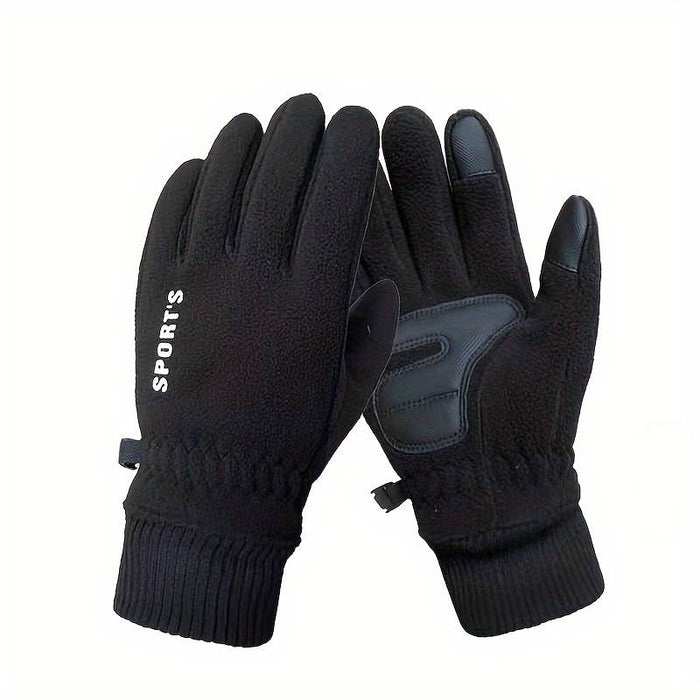 Winter Gloves Bike Gloves Cycling Gloves Touch Gloves Winter Full Finger Gloves Anti-Slip