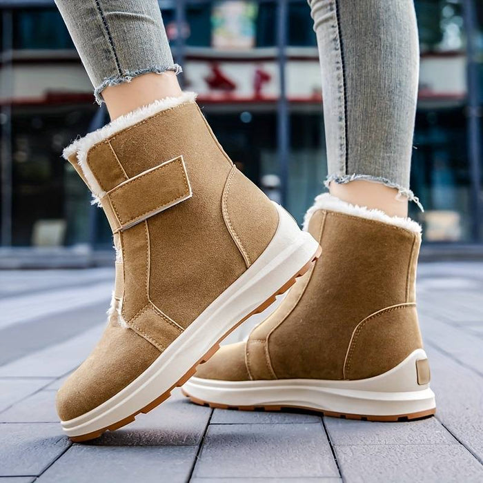 Women's Boots Snow Boots Plus Size Winter Boots Outdoor Daily Fleece Lined Booties Ankle Boots