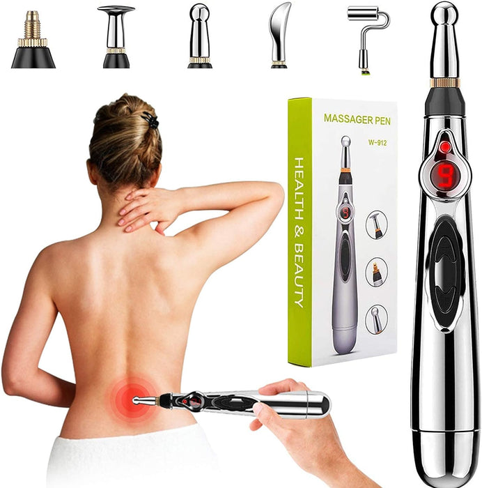 Electronic Acupuncture Pen Electric Meridians Laser Therapy Heal Massage Pen