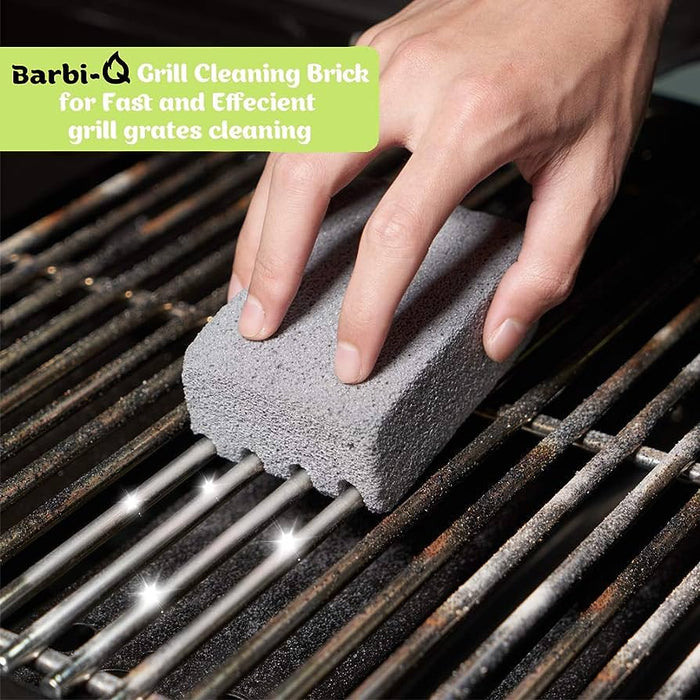 1pc BBQ Grill Cleaning Brick - Effortlessly Remove Grease & Stains from BBQ Racks & Tools