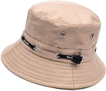 Men's Sun Hat Fishing Hat Unisex Boonie hat Hiking Hat Black Wine Polyester