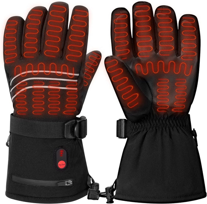 Heated Gloves Electric Heated Gloves Camping Hand Warmers Winter Warm Touchscreen Gloves for Men