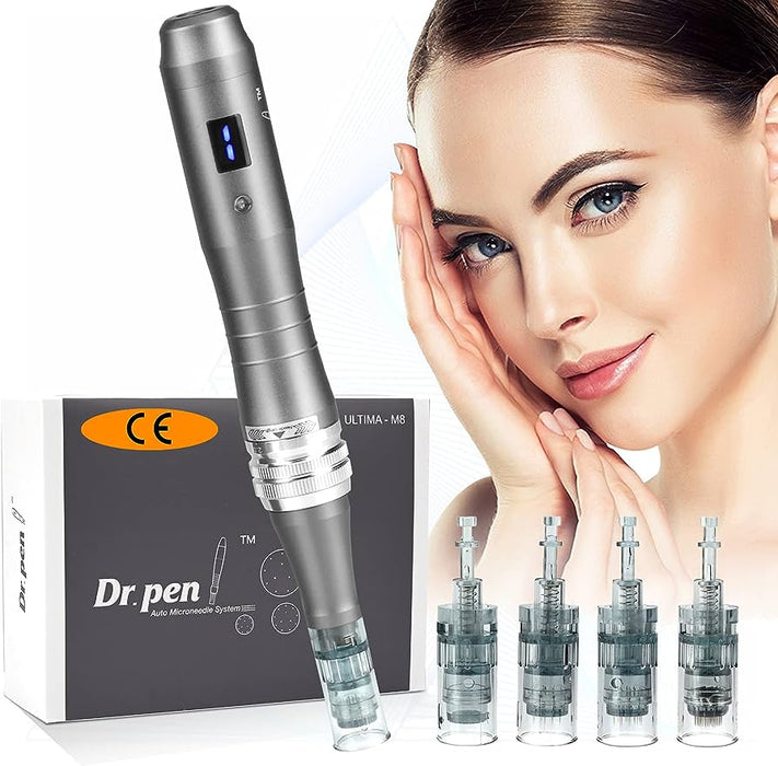 Dr Pen M8 Professional Wireless Dermapen Electric Stamp Design Microneedling Face Roller For Face