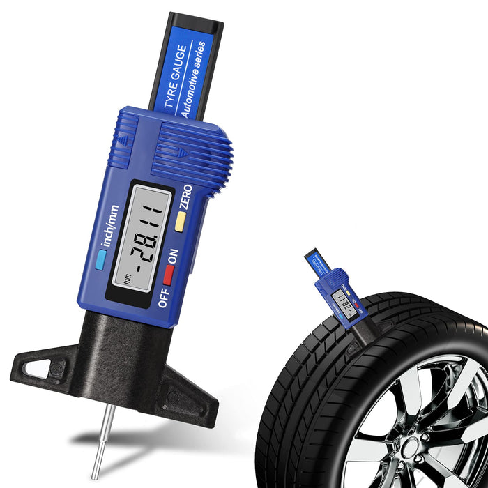 Digital Car Tyre Tire Tread Depth Gauge Meter Measurer Tool Caliper Digital Depth Gauge