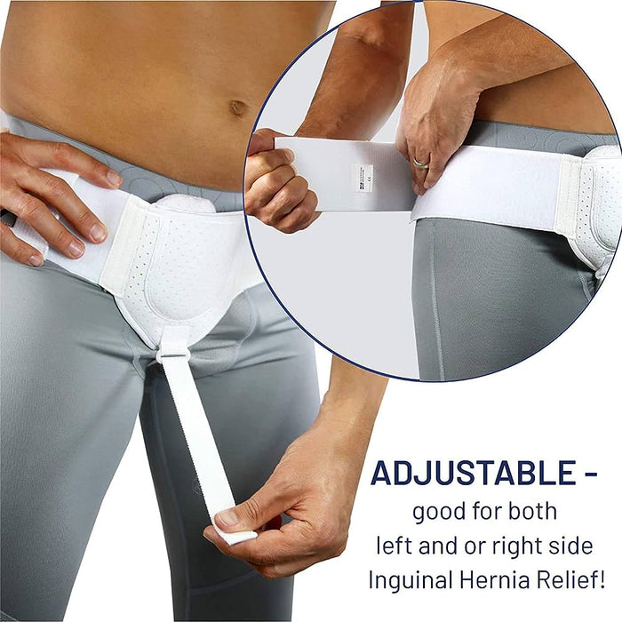 1 pc Inguinal Groin Hernia Belt for Men and Women with Removable Compression Pad