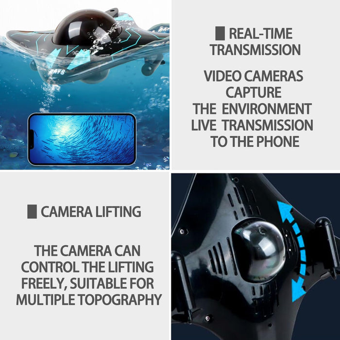 Wifi Mobile Remote Control With Six Channels For Real-time Transmission Of Underwater Camera Boats