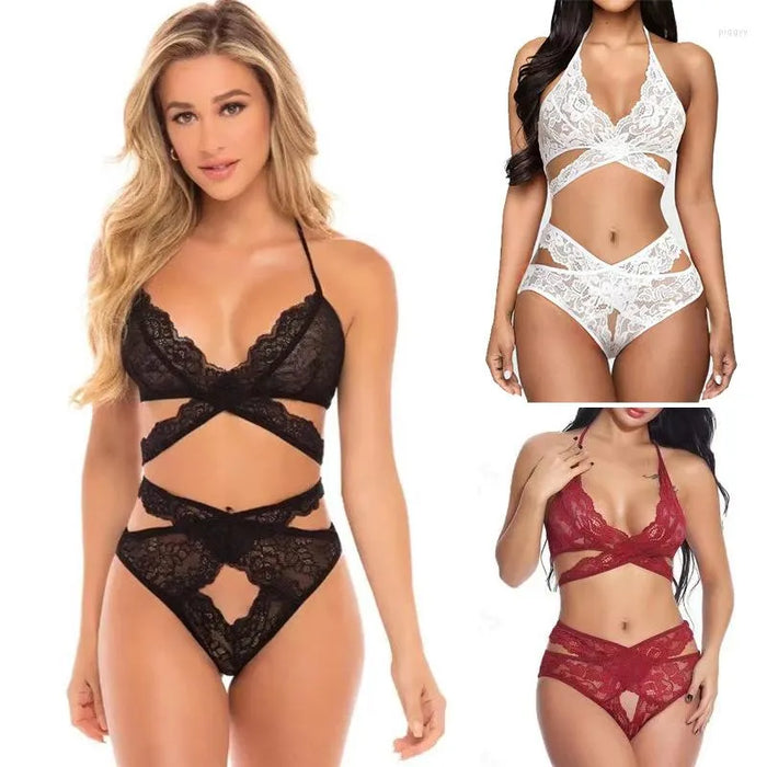 Women's Plus Size Sexy Lingerie Sets Pure Color Lovers Hot Undergarments Home Daily Bed