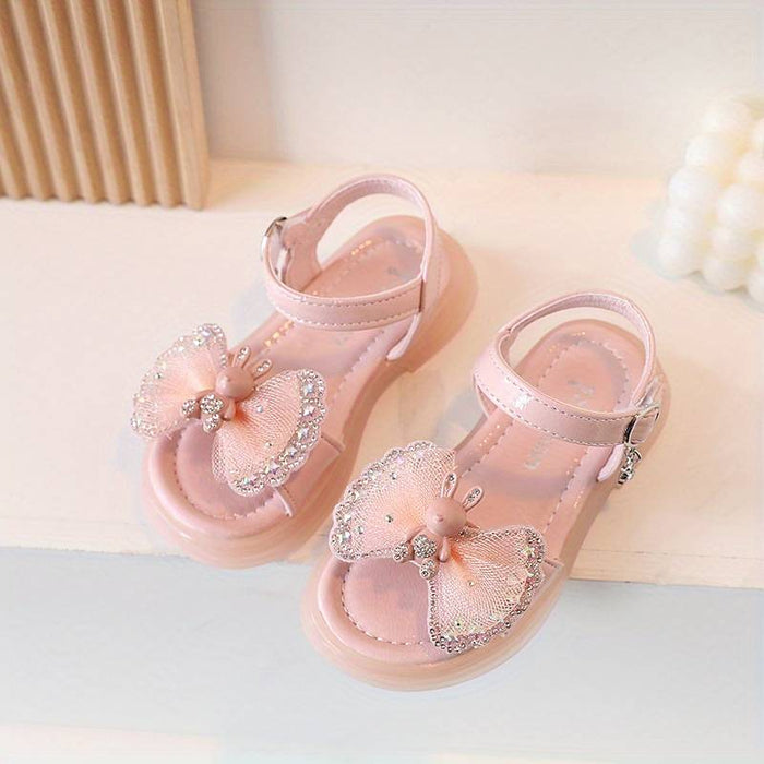 Girls' Sandals Daily Casual PU Shock Absorption Breathability Non-slipping Princess