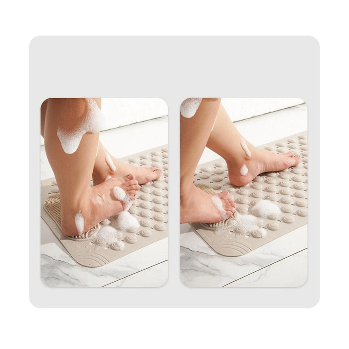 Shower Mat Foot Massage,Non Slip Bath Mat Machine Washable Tub Mat for Shower Bathroom Bathtub