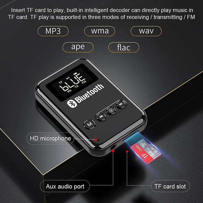9 IN 1 bluetooth 5.0 Audio Transmitter Receiver Stereo Music Wireless Adapter 3.5mm