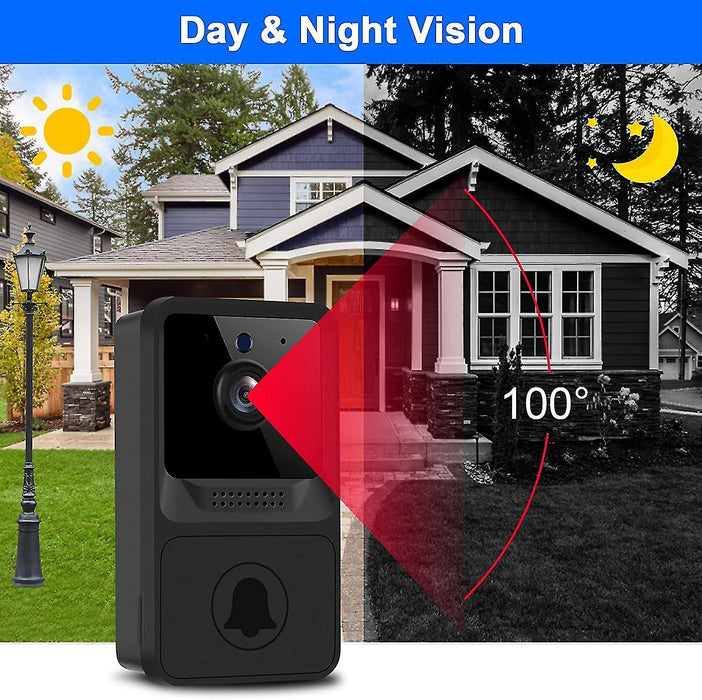 Wireless Doorbell Camera with Ringtone WiFi Video Doorbell - Home Security
