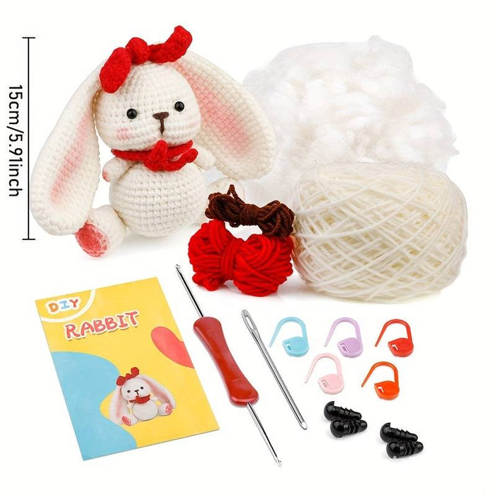Crochet Kit for Beginners, Beginner Crochet Starter Kit with Step-by-Step Video Tutorials,
