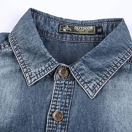 Men's Shirt Button Up Shirt Casual Shirt Summer Shirt Jeans Shirt