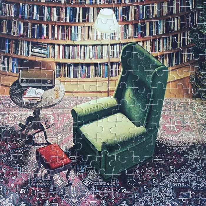 1000 Piece Jigsaw Puzzle for Adults,1000 pcs Novelty Bookshelf Dam Jigsaw Puzzle Adult