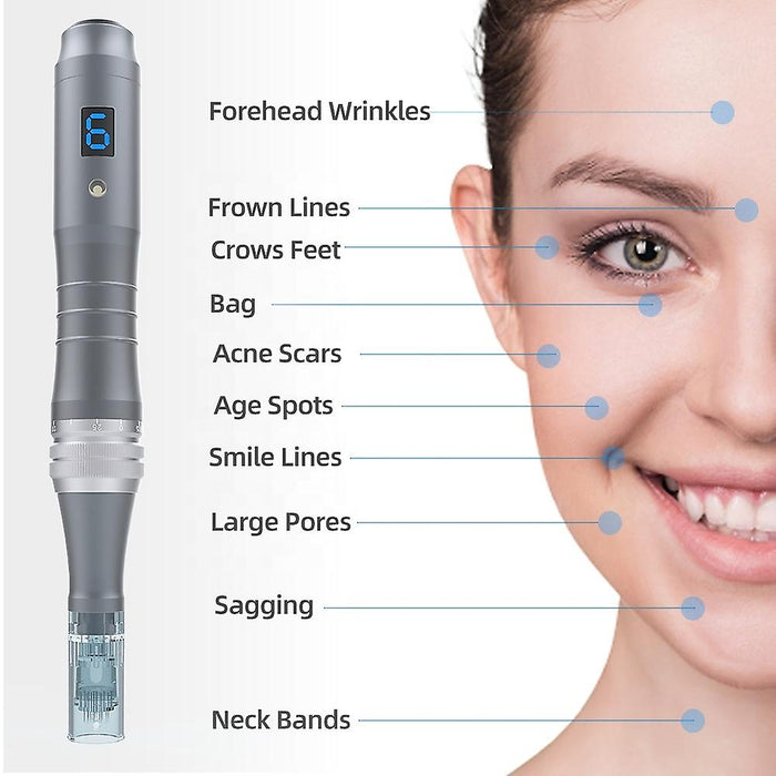 Dr Pen M8 Professional Wireless Dermapen Electric Stamp Design Microneedling Face Roller For Face