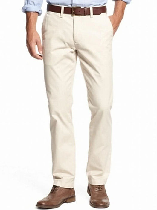 Men's Trousers Chinos Chino Pants Pocket Plain Comfort Breathable Outdoor