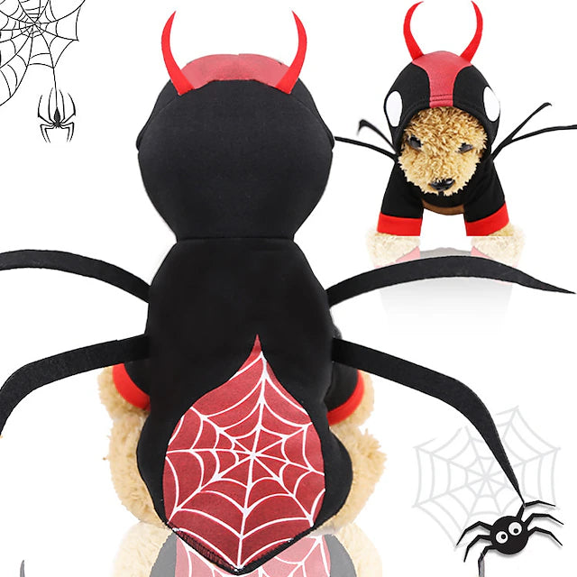 Halloween bat spider Holiday Uniforms Funny Pets Dogs Cats Clothing