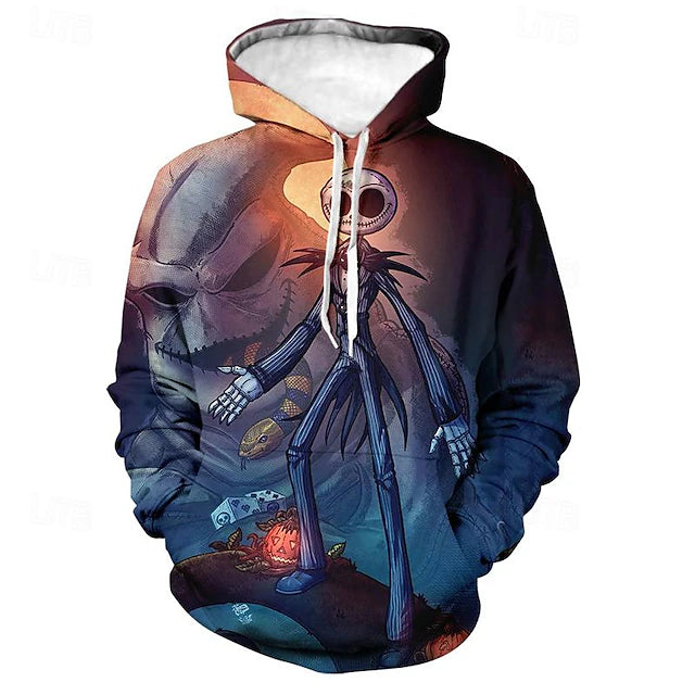 The Nightmare Before Christmas Jack Skellington Hoodie Cartoon Manga