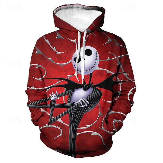 The Nightmare Before Christmas Jack Skellington Hoodie Cartoon Manga