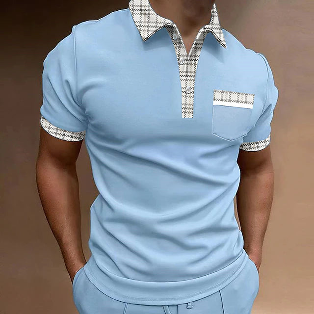 Men's Polo Shirt Button Up Polos Golf Shirt Graphic Prints Turndown