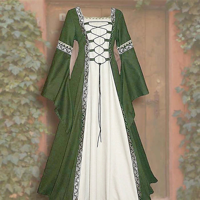 Medieval Renaissance Cocktail Dress Vintage Dress Prom Dress Viking