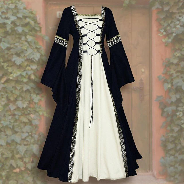 Medieval Renaissance Cocktail Dress Vintage Dress Prom Dress Viking