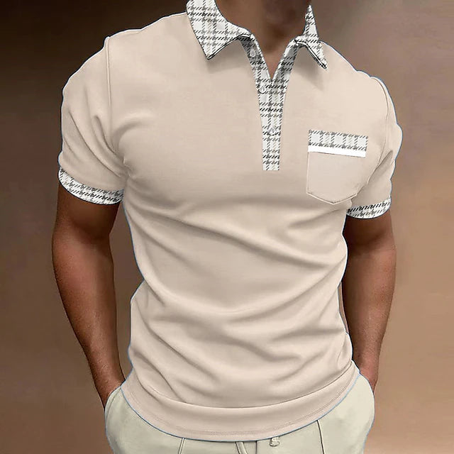 Men's Polo Shirt Button Up Polos Golf Shirt Graphic Prints Turndown