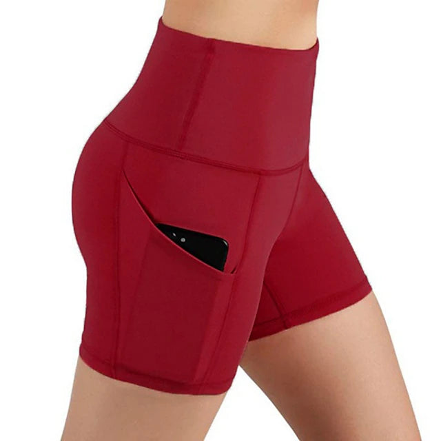 Women's Running Shorts Gym Shorts Side Pockets with Phone Pocket Bottoms Athletic