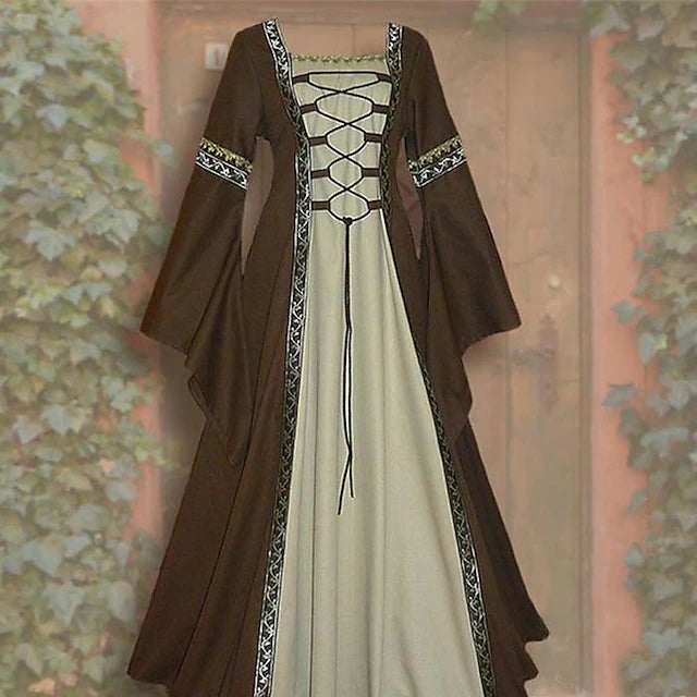 Medieval Renaissance Cocktail Dress Vintage Dress Prom Dress Viking