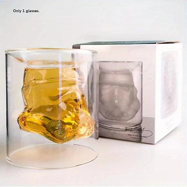 Whiskey Decanter Glasses, Transparent Creative Flask Carefe, Whiskey Carafe For Wine