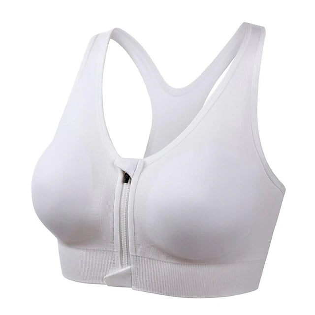 Women's High Support Sports Bra Running Bra Seamless Racerback Bra Top