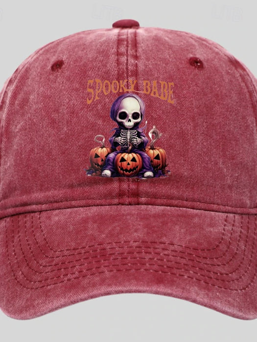 Men's Baseball Cap Sun Hat Trucker Hat Black Wine Cotton Adjustable