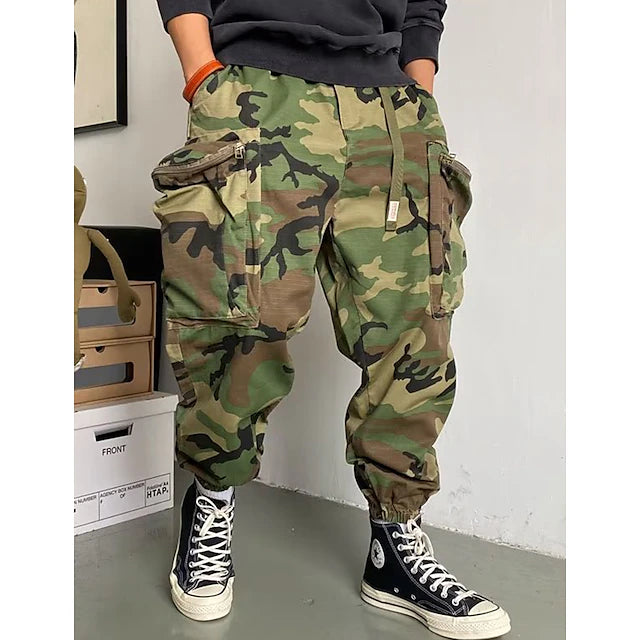 Men's Cargo Pants Cargo Trousers Camo Pants Pocket Camouflage Comfort