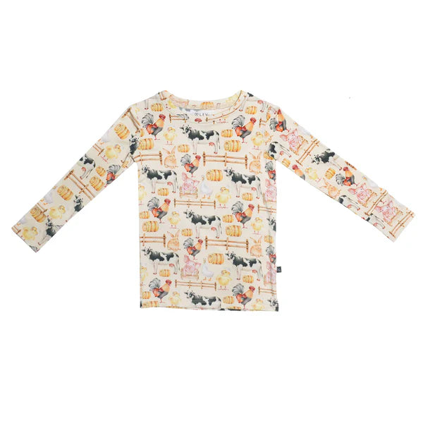 Boys 3D Animal Pajama Set Long Sleeve 3D Print Fall Winter Active Cool Daily Polyester