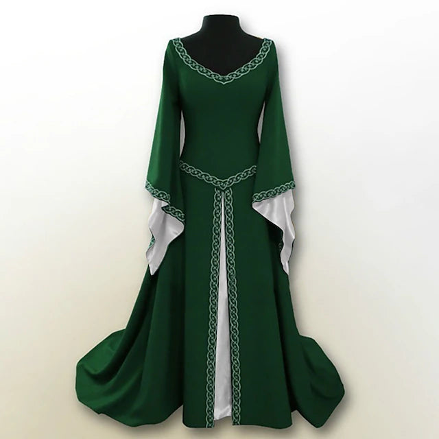 Medieval Renaissance Cocktail Dress Vintage Dress Prom Dress Viking