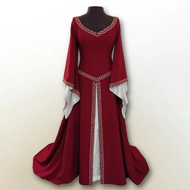 Medieval Renaissance Cocktail Dress Vintage Dress Prom Dress Viking