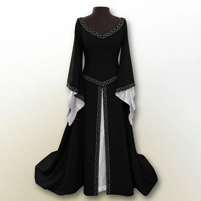 Medieval Renaissance Cocktail Dress Vintage Dress Prom Dress Viking