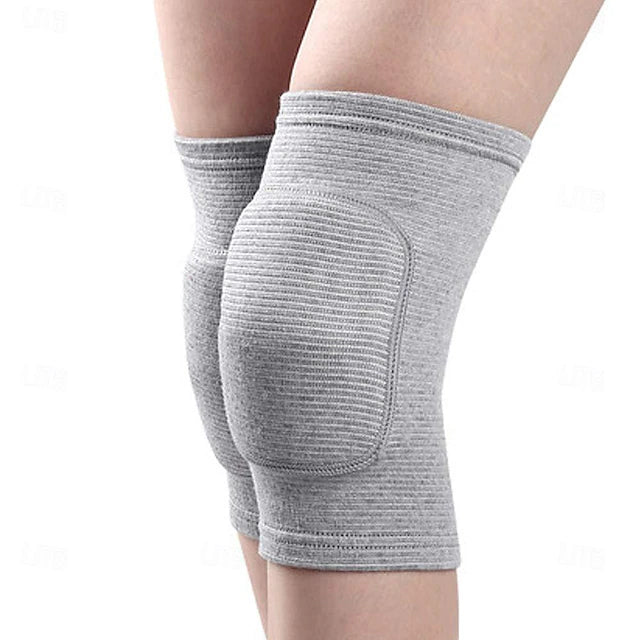1 Pair Portable Knee Support Eco-friendly Knee Guard Elastic Fabric Fitness