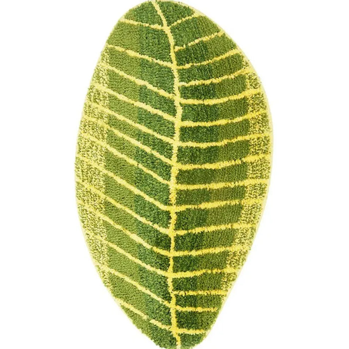 Leaf Shaped Doorstep Mat for Household Living Room, Coffee Table,