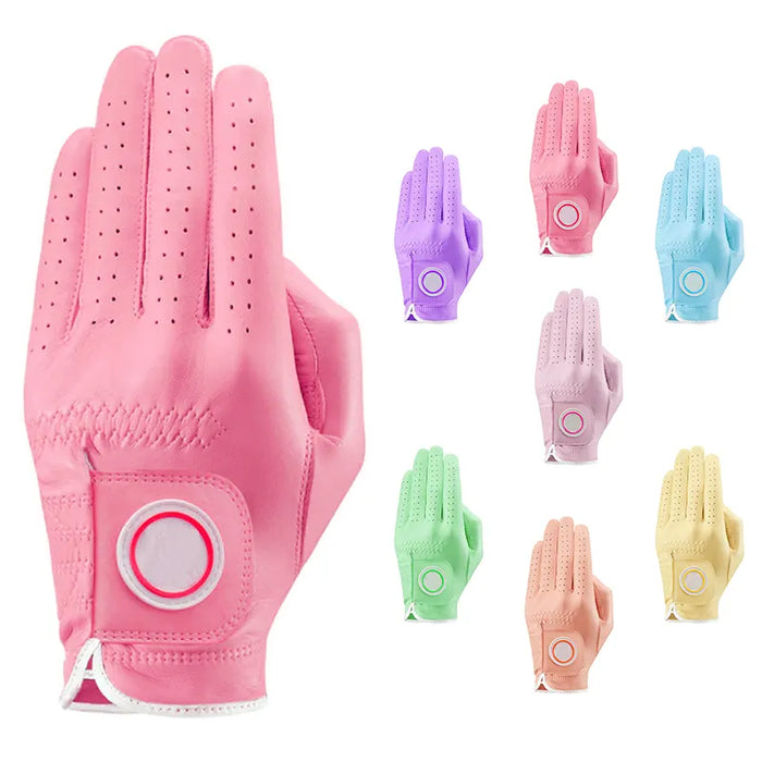 Golf Glove Golf Full Finger Gloves Women's Anti-Slip UV Sun Protection