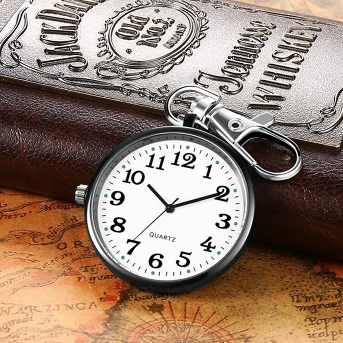 2023 Pocket Watches Nurse Pocket Watch Keychain Fob Clock with Battery Doctor Medical Vintage Watch