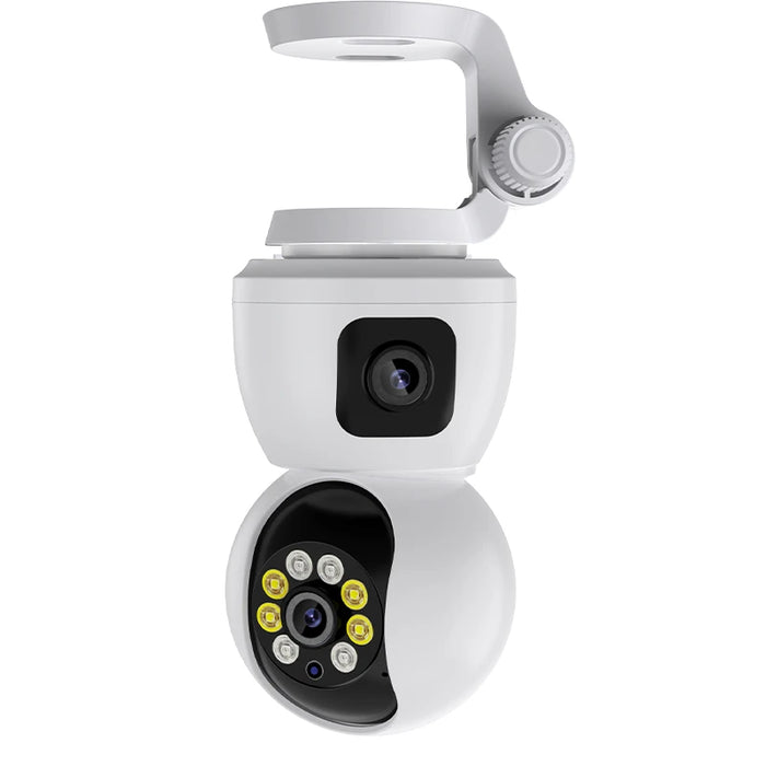 4MP Wireless Dual Lens PTZ WIFI Camera ICSee APP Two Ways Audio Security Protection Indoor Smart Home Camera
