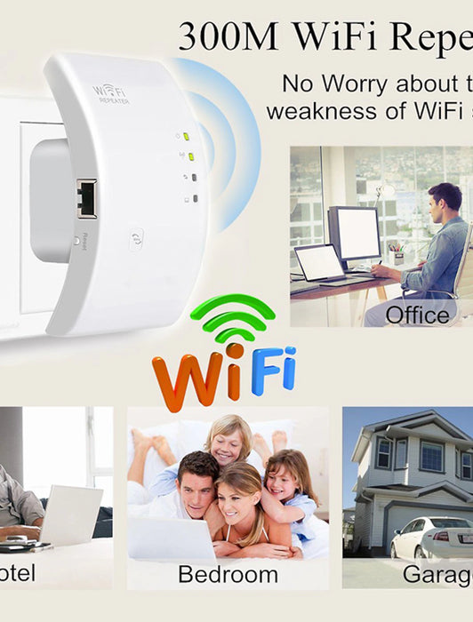 WiFi Extender Signal Booster Up to 2640sq.