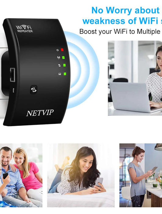 WiFi Extender Signal Booster Up to 2640sq.