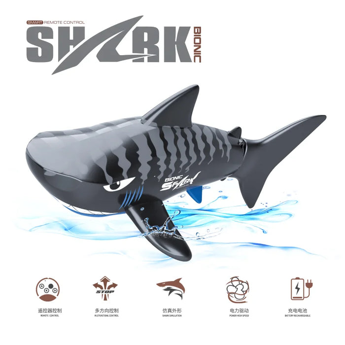 New Rc Mini Remote Control Shark Can Dive Bionic Fish Infrared Summer Water Children's Electric Toy