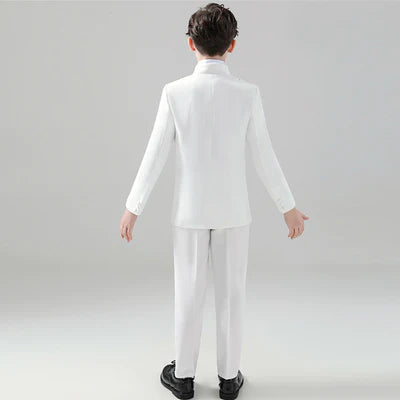 Wedding Two-piece Suit ( Coat Pants ) Kids Boys Ring Bearer Suits Long Sleeve