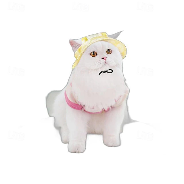 Dog Cat Pets Hats, Caps & Bandanas Adjustable Size Solid For Dog / Cat Decoration