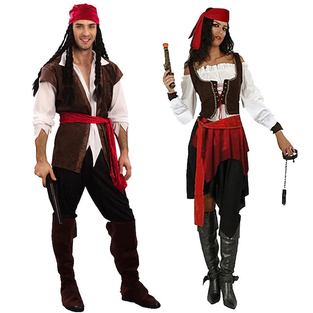 Pirates of the Caribbean Pirates of the Caribbean Outfits Costume Couple's